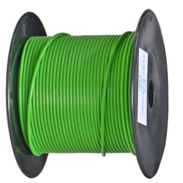 Kabel 1 x 0.75 mm², Farbe grün  1 Rolle = 100 m