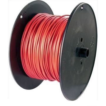 Câble 1 x 0,75 mm², couleur rouge  1 rouleau = 100 m