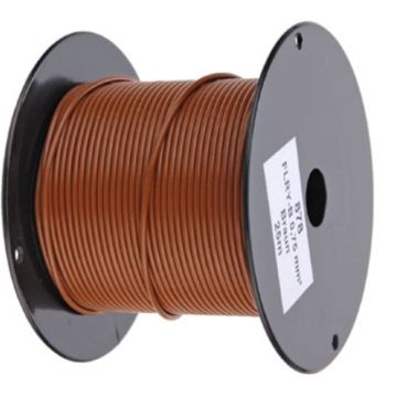 Kabel 1 x 0.75 mm², Farbe braun  1 Rolle = 100 m