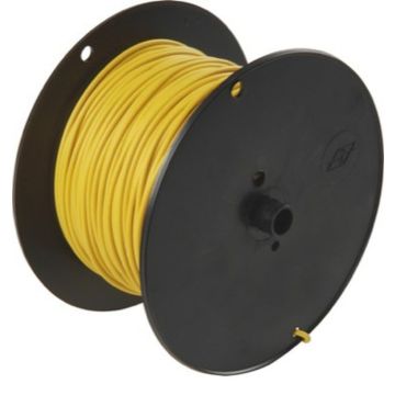Kabel 1 x 1,0 mm², Farbe gelb  1 Rolle = 100 m