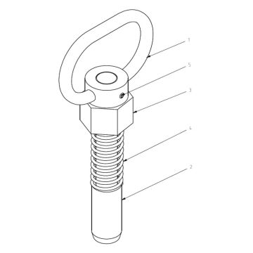 Boulon d'arrêt avec poignée