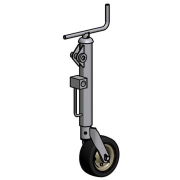 Stützrad  1500kg  6-kant  Hub 230mm