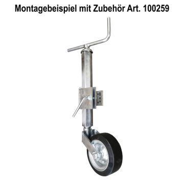 Klemmhalter zu 6-kant Stützrad 100159/ 158