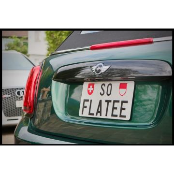 Kennzeichenhalter Set vorne und hinten (Hochformat)