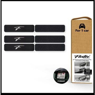 Kennzeichenhalter Set vorne und hinten (Hochformat)