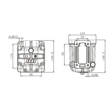 Handpumpe kpl., 1L, OMFB PMI  25S/1