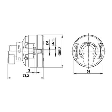 Brems- Schlussleuchte Jokon BRS 65 12V