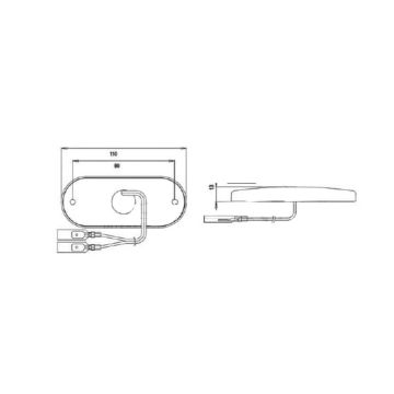 LED Positionsleuchte Jokon (10)  weiss PLR 2002  12V