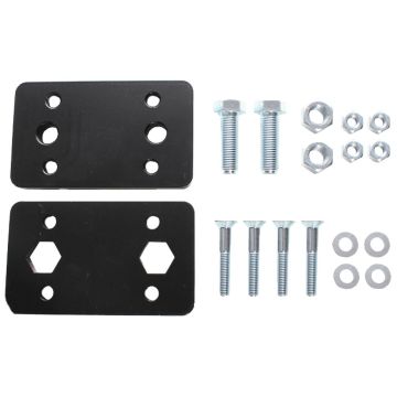 Adapterplatte 2-Loch auf 4-Loch