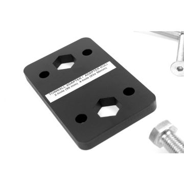 Adapterplatte 2-Loch auf 4-Loch 116122