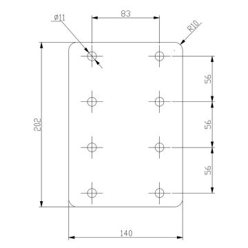 Höhenadapter für Flanschkugel M10 116263