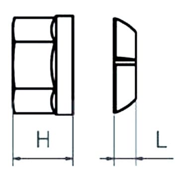 Radmutter M20x1.5 mit Federring