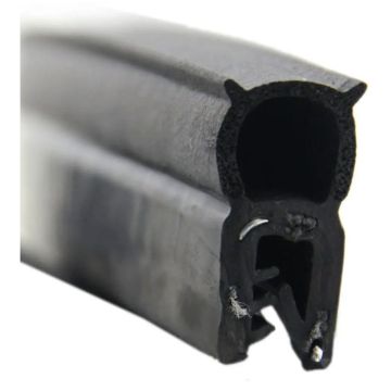 Kantenschutzprofil mit Dichtung, Klemmbereich 1-3 mm