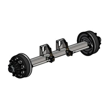 Bremsachse 100mm 4-kant Spur 2000mm