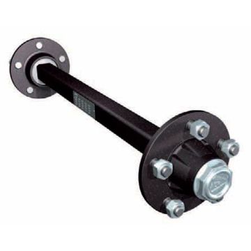 Essieu rigide  40mm carré, écartement 1370mm