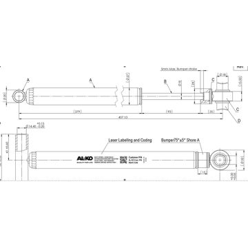 Amortisseur AL-KO 1207130