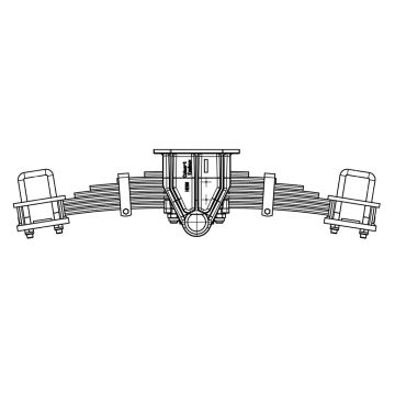 Federpakette 2 Stück für Boggie 16.5to
