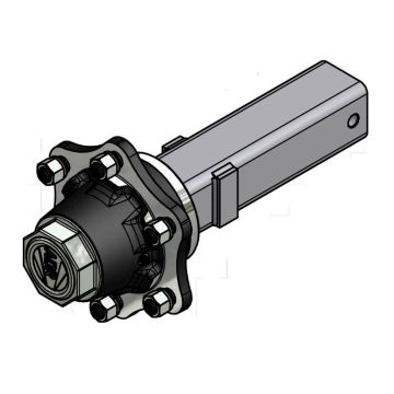 Achsstummel kpl. 80 mm 4-kt., (A71)