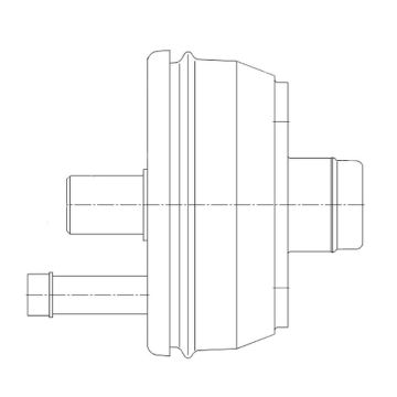 Radbremsen Typ 1636 G, 100x4, Kegel 1210861