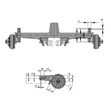 ACHSE GU LNGS  DLF EA3000 RB3062 1220816