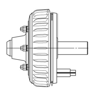 Radbremse mit Stummel Typ 3081 Ausf. B 1223722