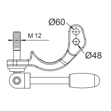 Klemmschelle kpl. AL-KO, zu Profi AE