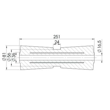 Kielrolle Typ RP-10 Stolz 81x251/16.5