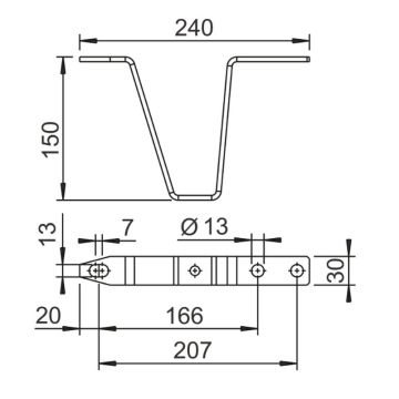 Béquille fixe AL-KO