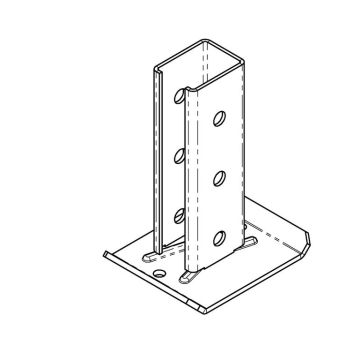 Standfuss mit Höhenverstellung zu ClickFix-Hubstütze 1239341