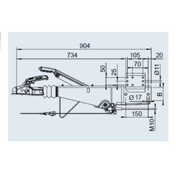 Timon AL-KO: 161S, 950-1600kg, 100kg 1251906