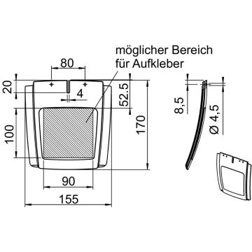 Bavette anti-projection pour garde boue