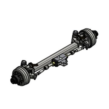 Zwangslenkachse  90mm 4-kant Spur 1800