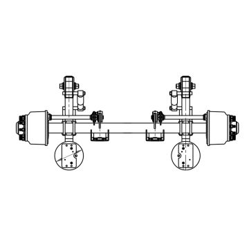 Achse 7500kg Aufl.1200 Anl. 2100 GFA