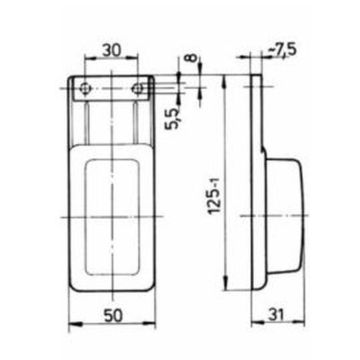 feu de gabarit JOKON rouge / blanc