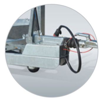 Kupplungserhöhung Höhe 100mm zu Terrax