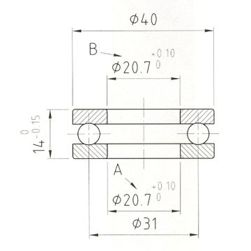 Roulement pression Murauer/Simol