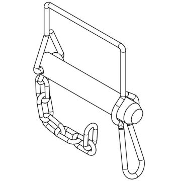 Steckbolzen mit Kette