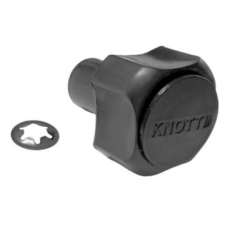 Bouton pour manivelle noir