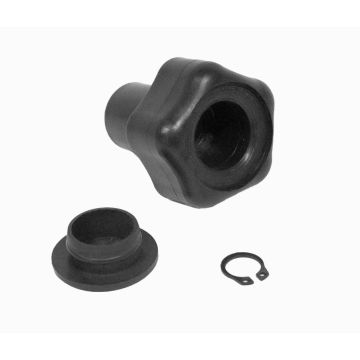 Buton de manivelle noir