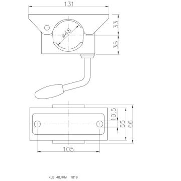 Klemmhalter Ø48mm, Standard "Winterhoff"