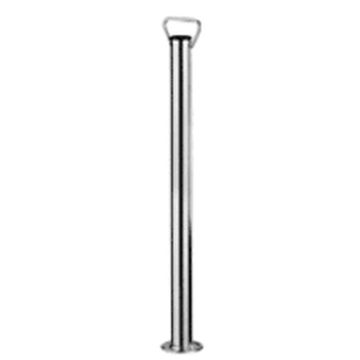 Béquille fixe zinqué, d=48 l=700 mm