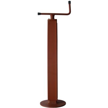 Stützfuss   1200kg  4-kant  80mm