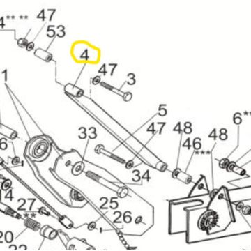 Steuerstange AL-KO bearbeitet 1335502