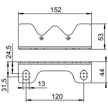 Abdeckwinkel für AE AL-KO Profi bis 3 to