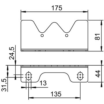 Abdeckwinkel für AE AL-KO Profi bis 3.5 to