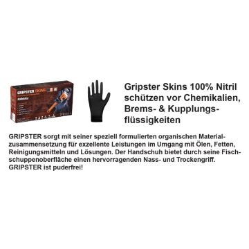 Nitril Einmalhandschuhe Grippaz ,Grösse L