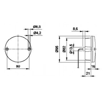 LED Nebelschlussleuchte Jokon SN 725   24V