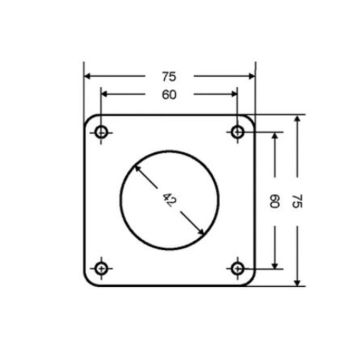 Einbau - Stecker  3-pol CEE 16A, 230V