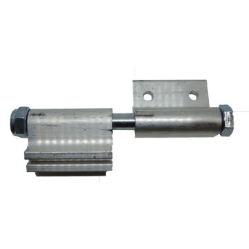 Alu-Scharnier kurz/kurz kompl.