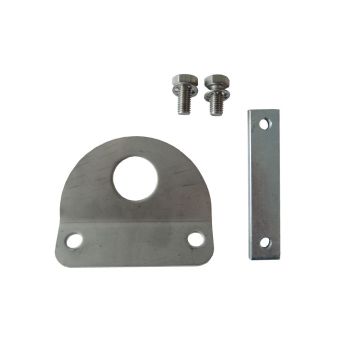 Zurrbügel mit Trägerplatte aus Edelstahl